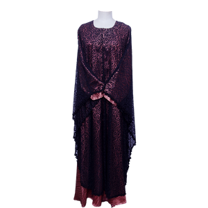 AB00390 -  Jilbab netlayer print