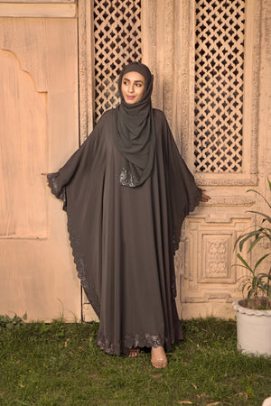 AB00516 - Jilbabi maxi cut beadsborder