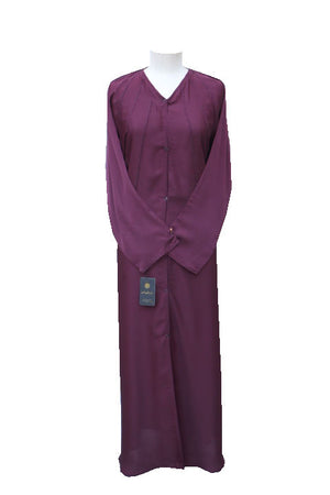 AB00844 -  Abaya f/o plintess sbl (silk)