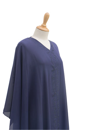 AB00613 -  Jilbab f/o beadsliner