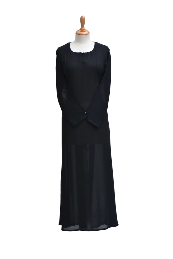 AB00851 -  Abaya maxi plintess (chiffon)