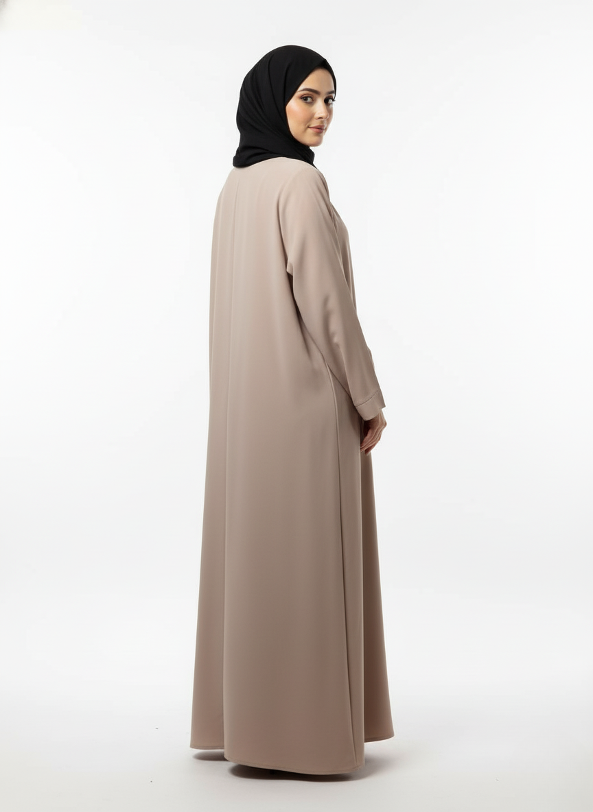 Gown f/o plain w/p (rok) with stole