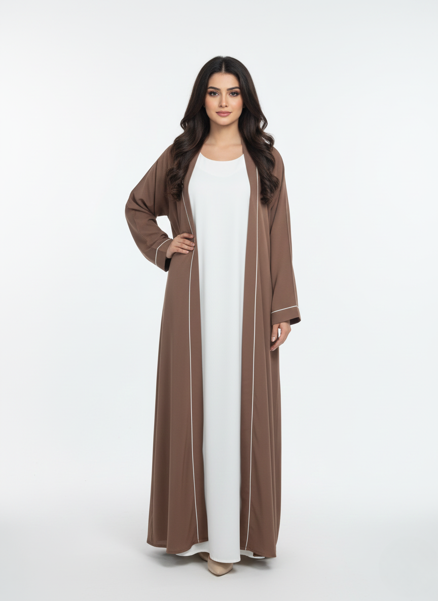Maxi overgown plain (silk)