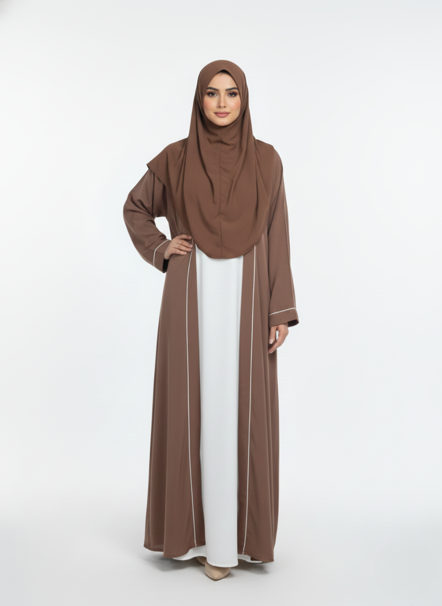 Maxi overgown plain (silk)