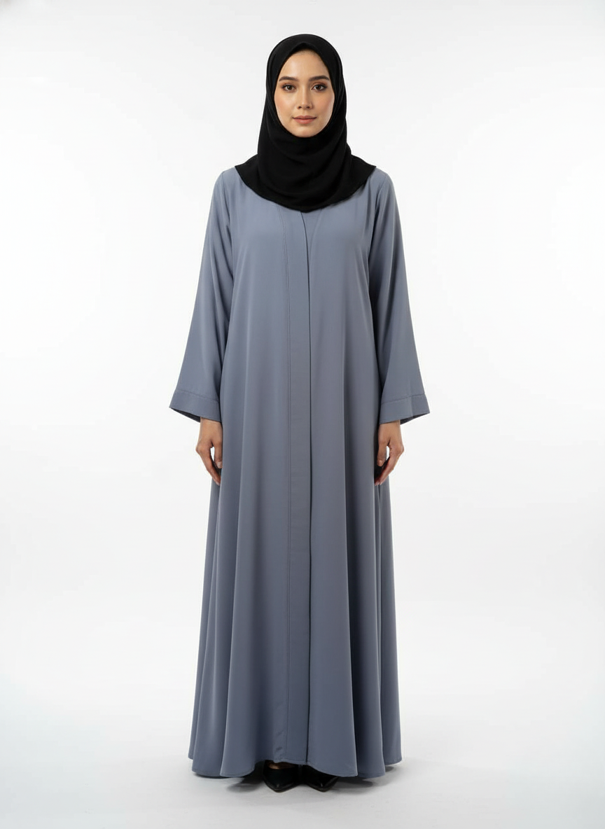 Gown f/o plain w/p (rok) with stole