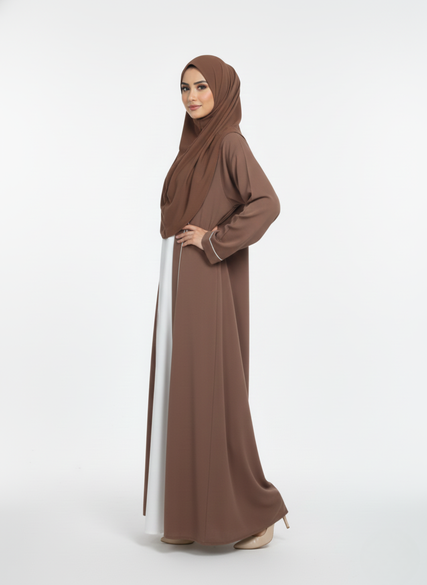 Maxi overgown plain (silk)