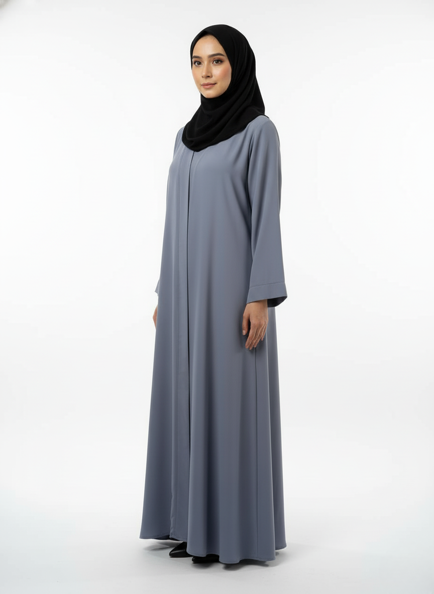 Gown f/o plain w/p (rok) with stole