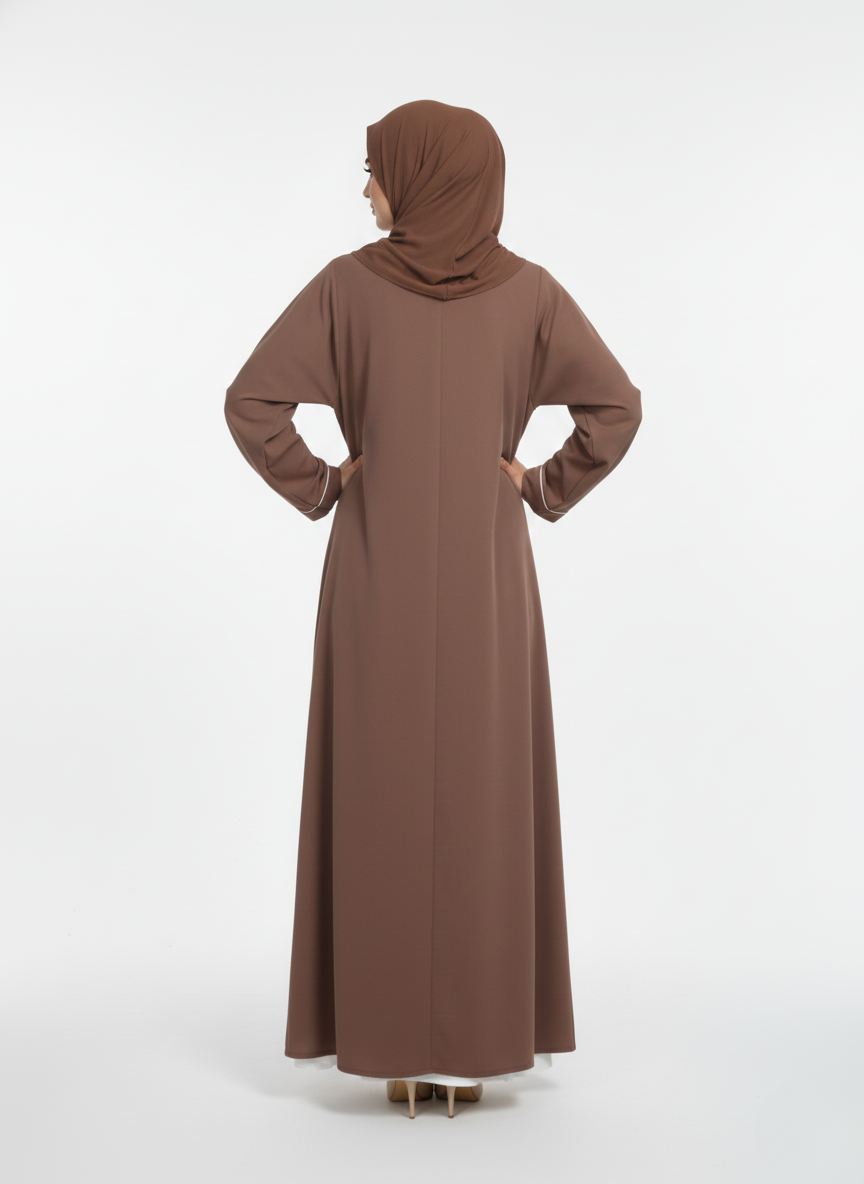 Maxi overgown plain (silk)