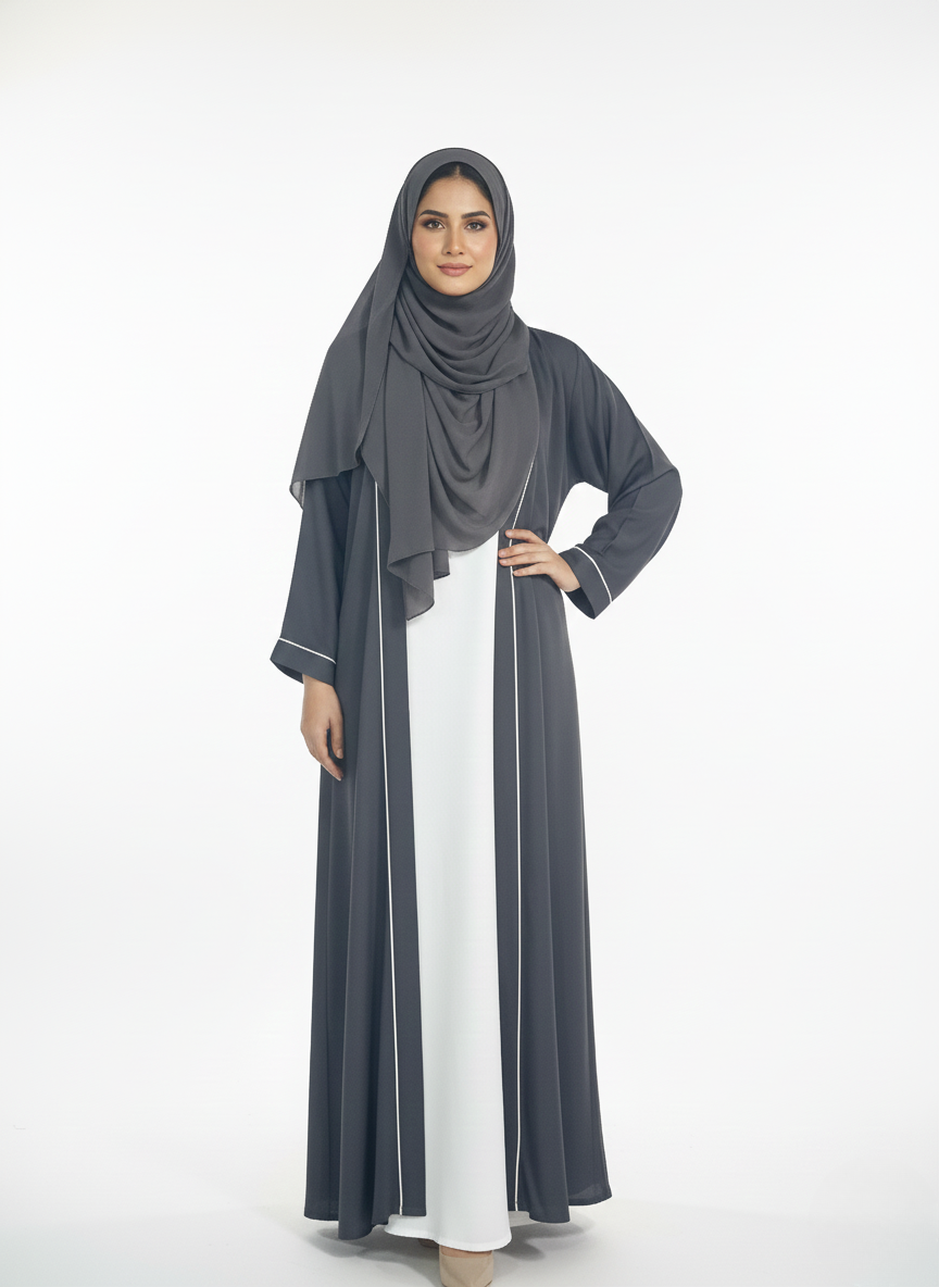 Maxi overgown plain (silk)