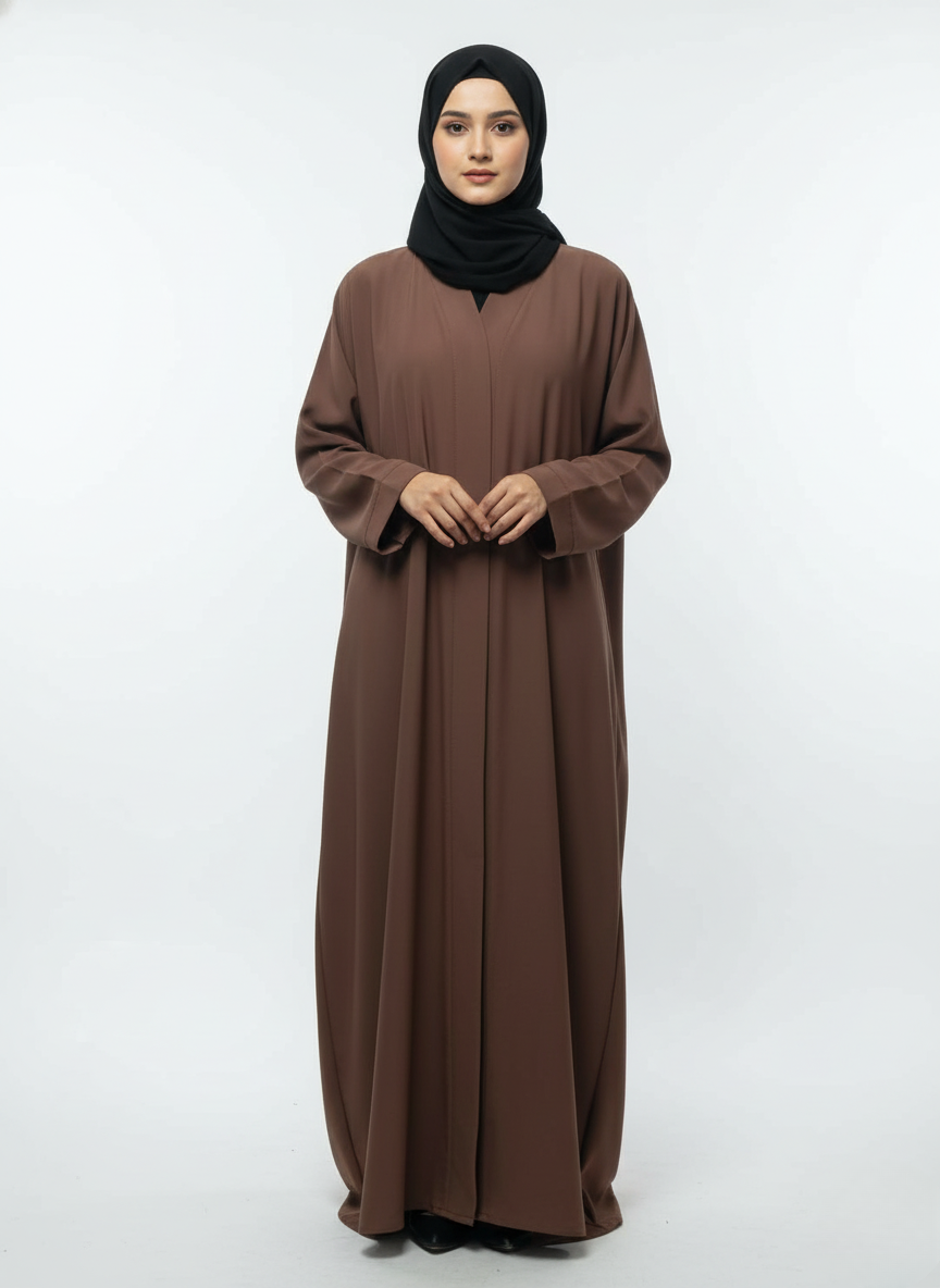 Gown f/o plain w/p (rok) with stole