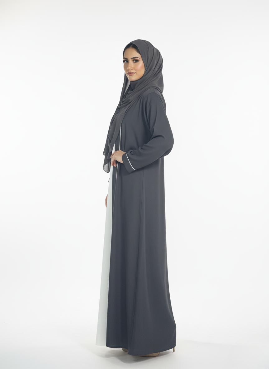 Maxi overgown plain (silk)