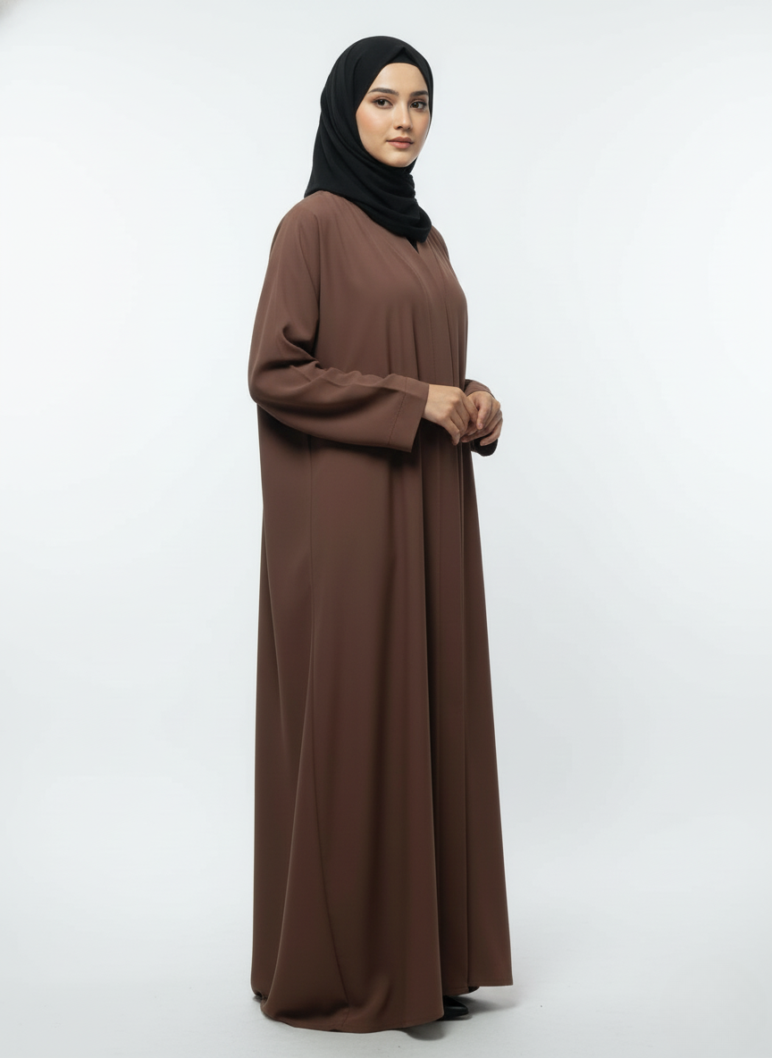 Gown f/o plain w/p (rok) with stole