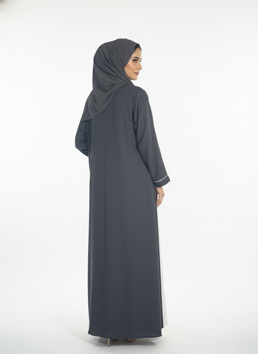 Maxi overgown plain (silk)