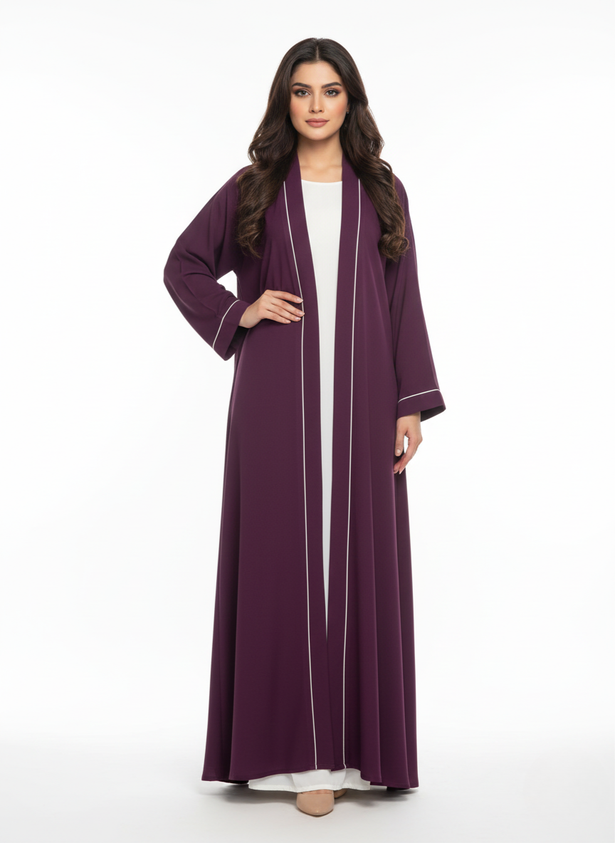 Maxi overgown plain (silk)
