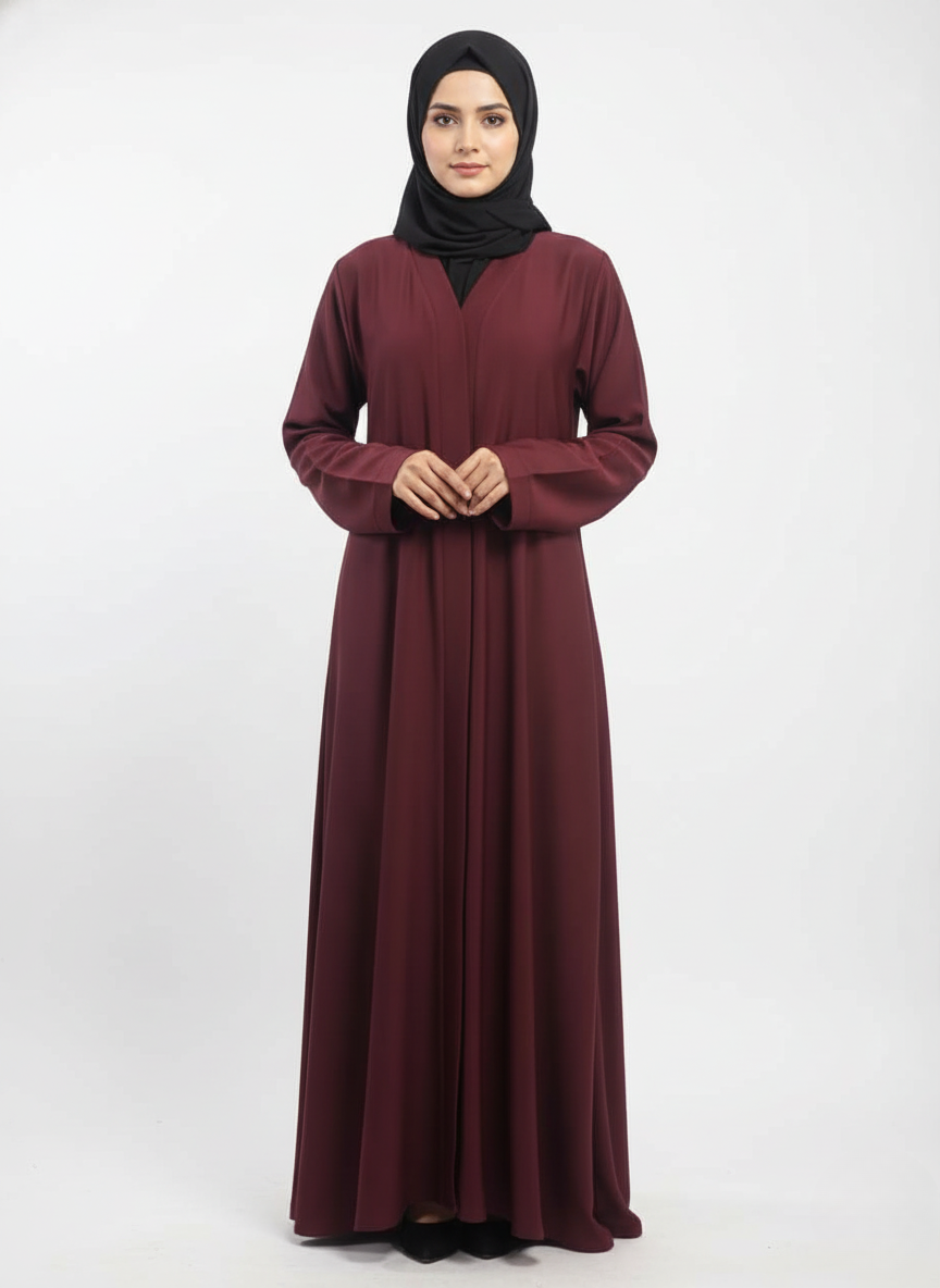 Gown f/o plain w/p (rok) with stole