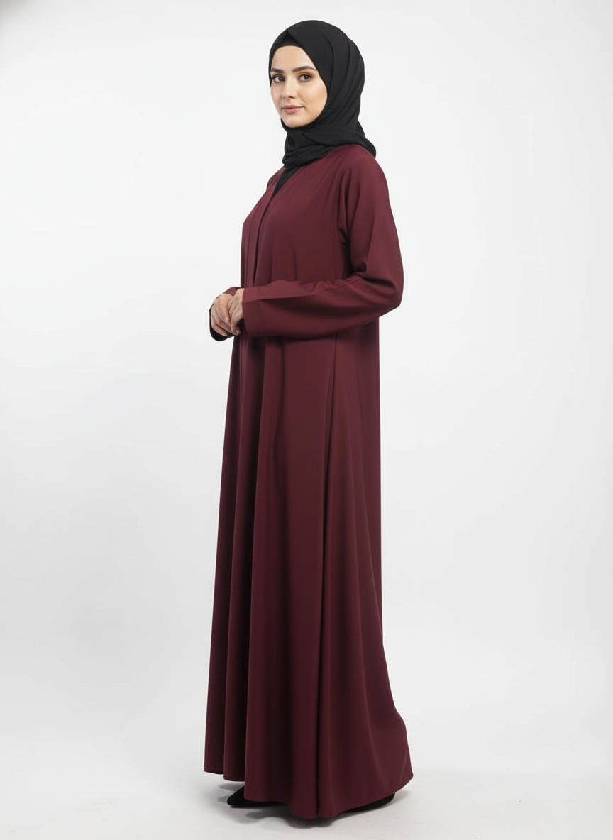 Gown f/o plain w/p (rok) with stole