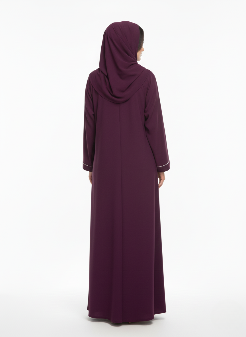 Maxi overgown plain (silk)