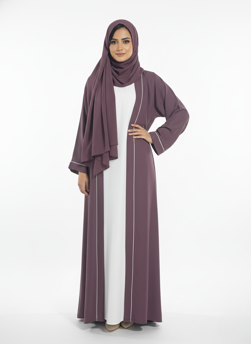 Maxi overgown plain (silk)