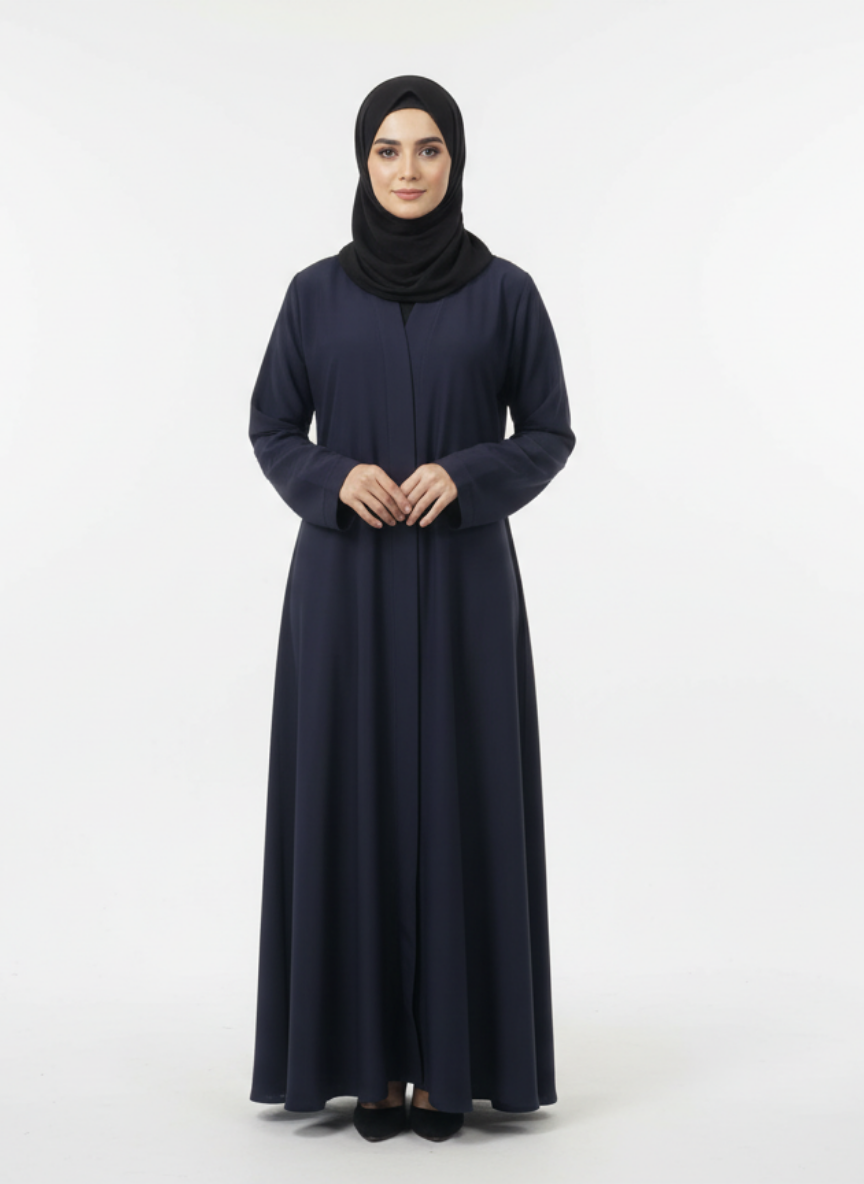 Gown f/o plain w/p (rok) with stole