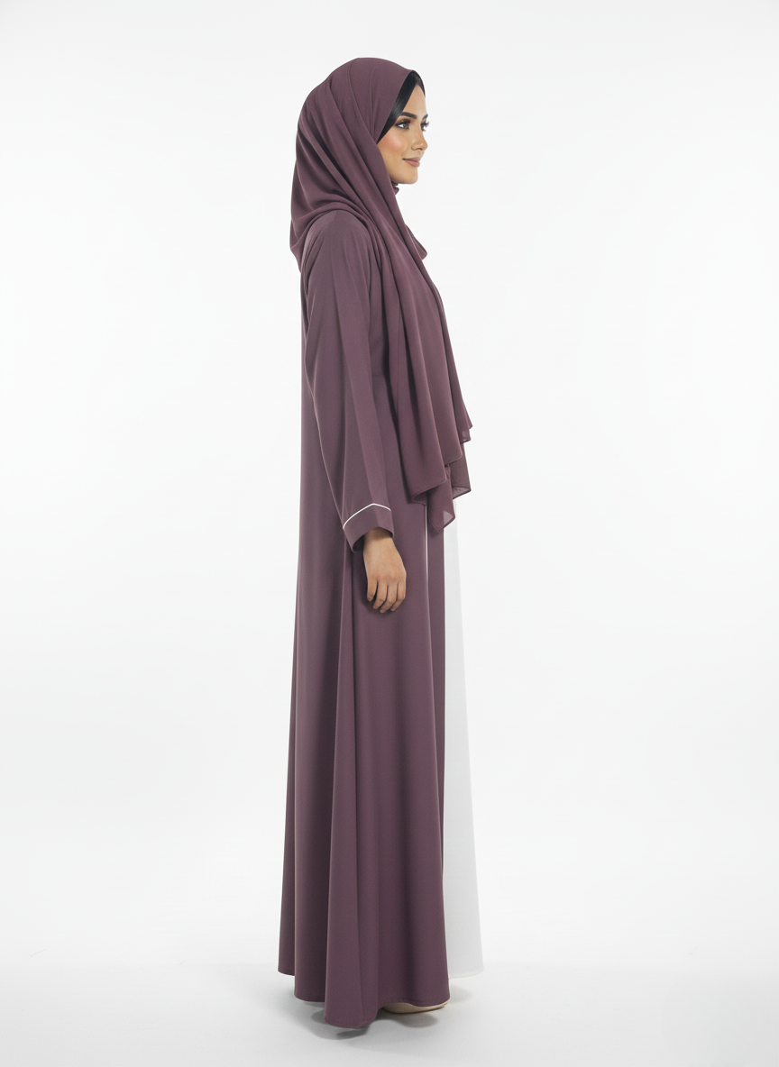 Maxi overgown plain (silk)