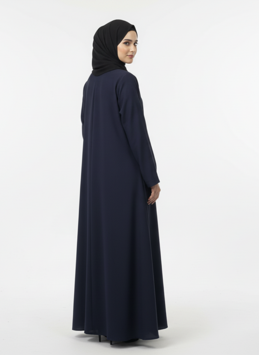 Gown f/o plain w/p (rok) with stole