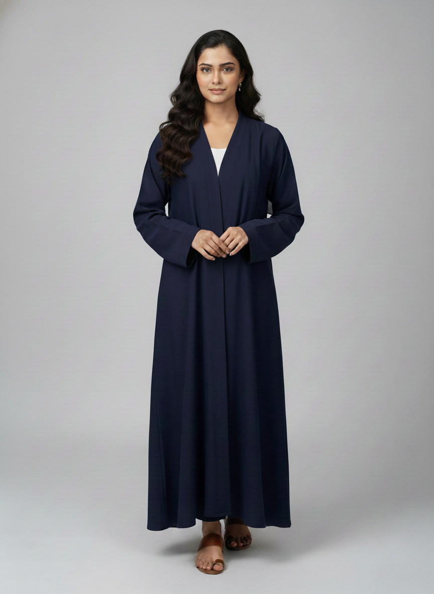 Gown f/o plain w/p (rok) with stole