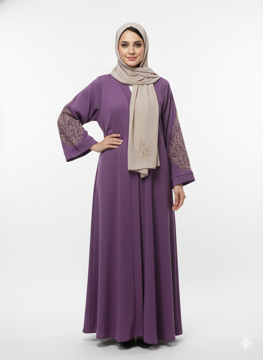 Gown f/o slvs hw (crush)