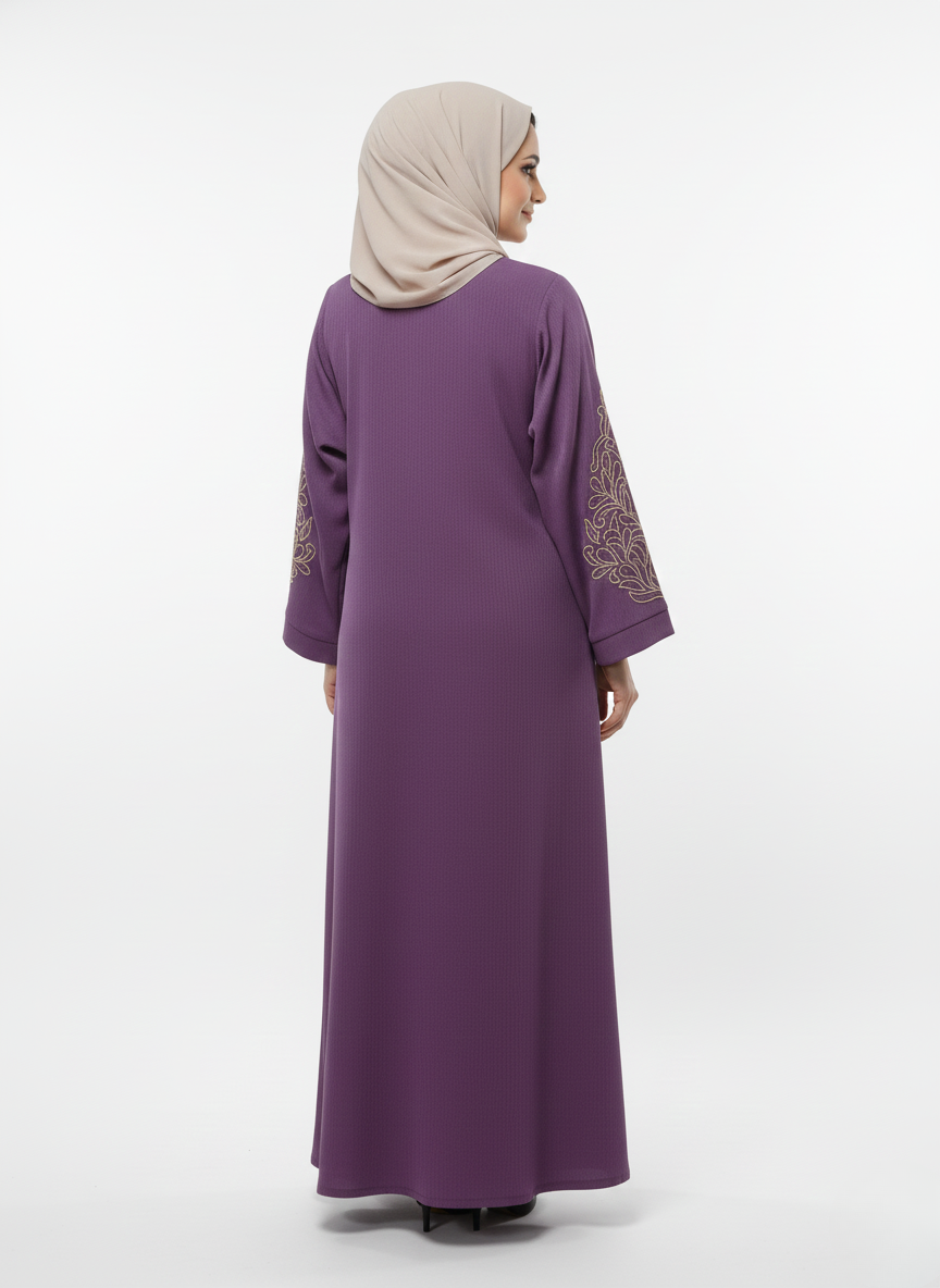 Gown f/o slvs hw (crush)