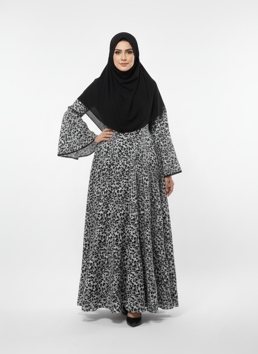 Umbrella maxi print lace