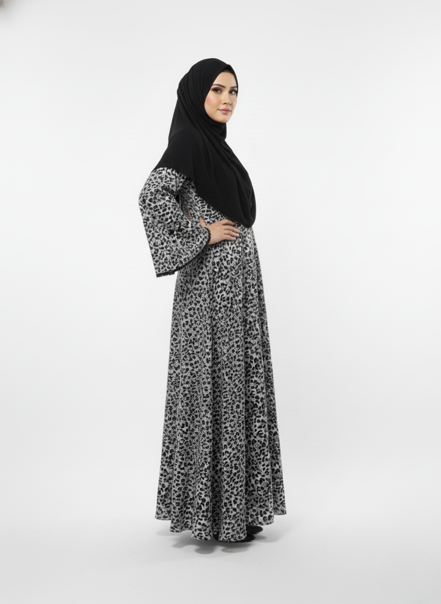 Umbrella maxi print lace