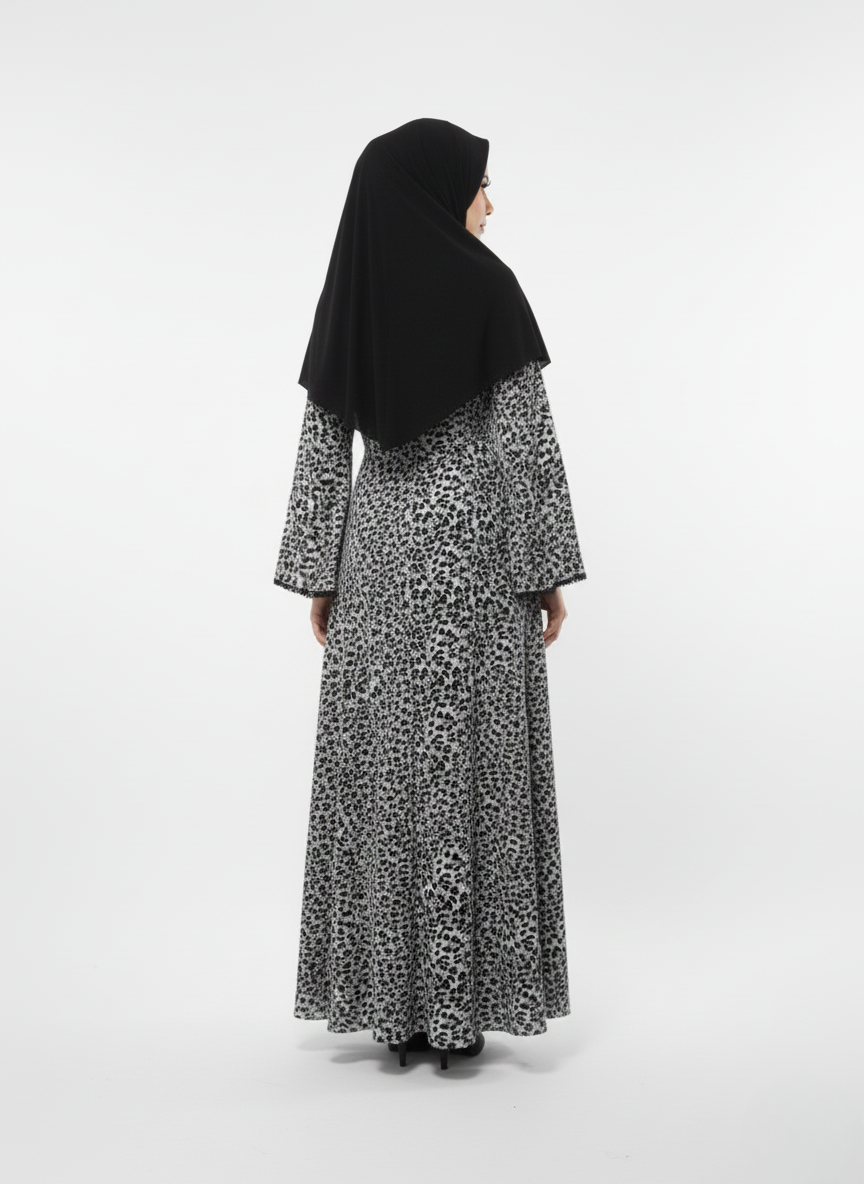 Umbrella maxi print lace