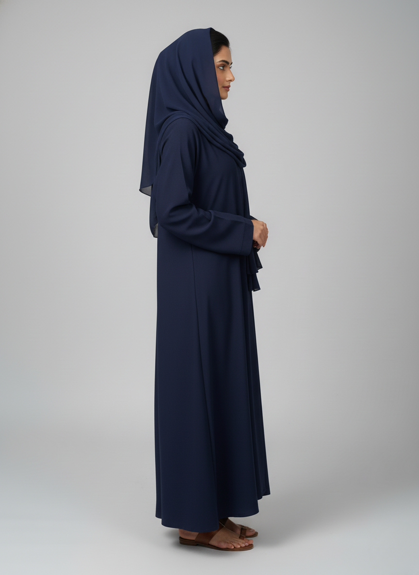 Gown f/o plain w/p (rok) with stole