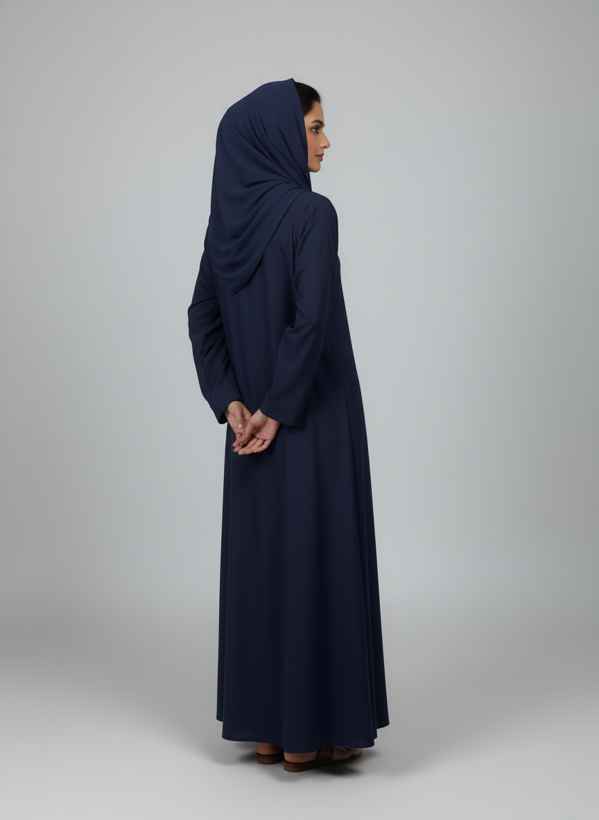 Gown f/o plain w/p (rok) with stole