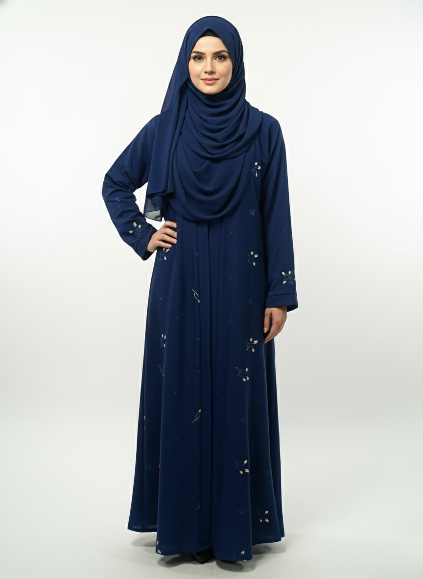 Gown f/o embshun wos (silk)