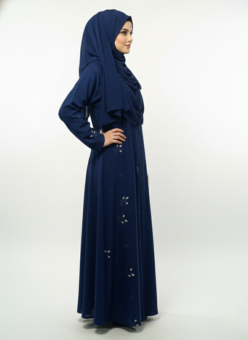 Gown f/o embshun wos (silk)