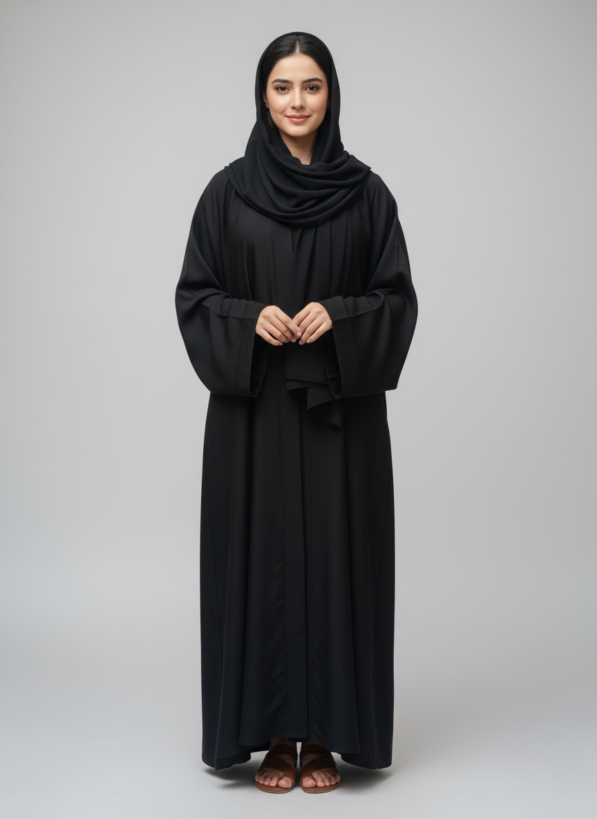 Gown f/o plain w/p (rok) with stole