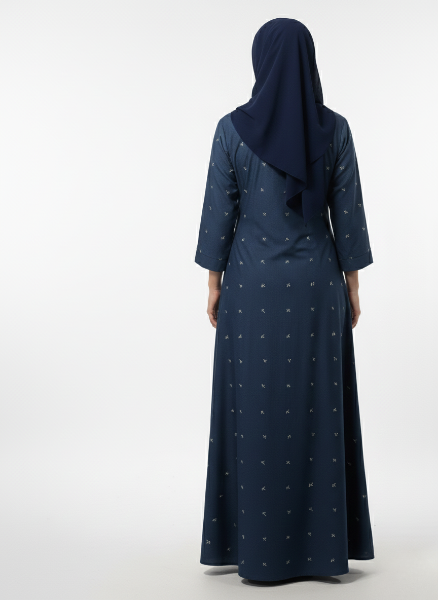 Gown f/o embshun wos (silk)