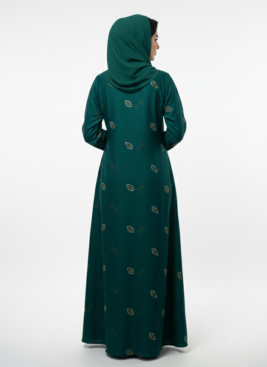 Gown f/o embshun wos (silk)