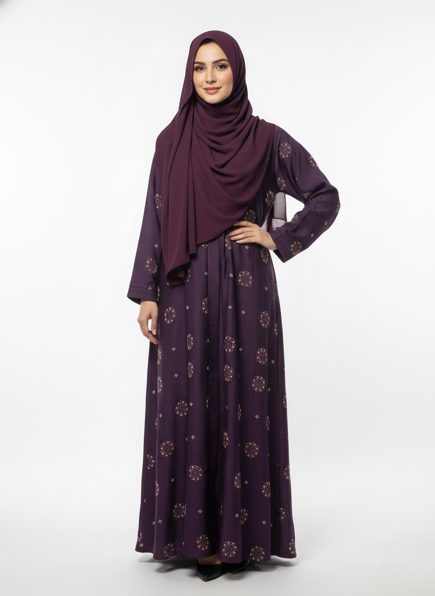 Gown f/o embshun wos (silk)