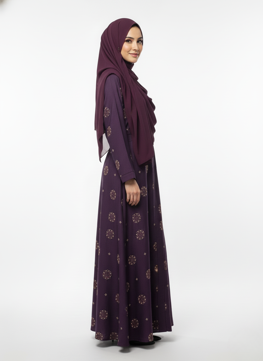 Gown f/o embshun wos (silk)