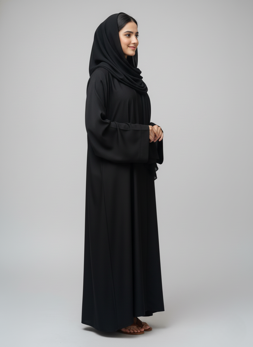 Gown f/o plain w/p (rok) with stole