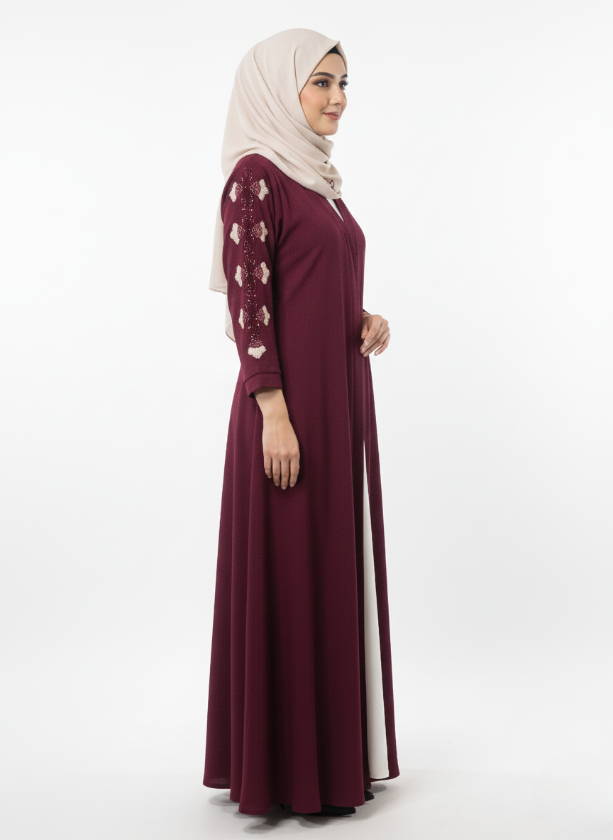 Gown f/o hw slvs (cey)