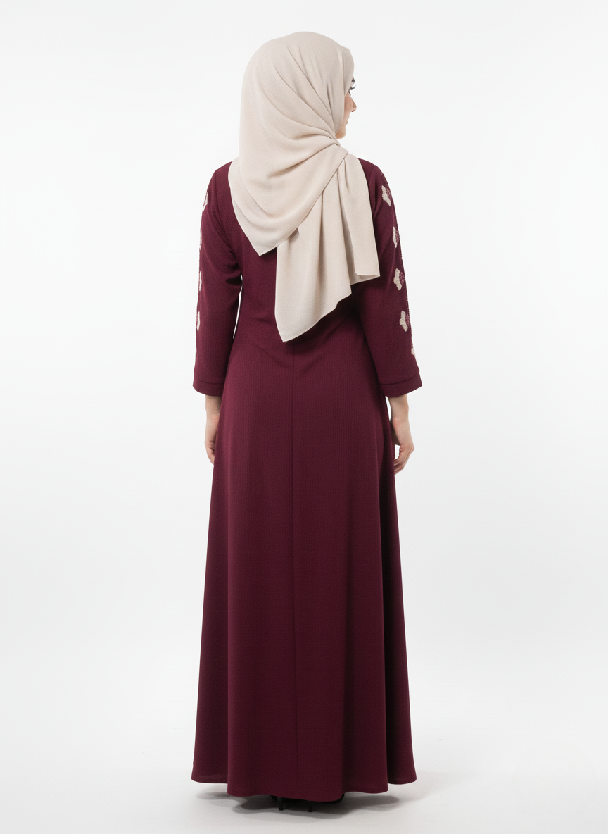 Gown f/o hw slvs (cey)