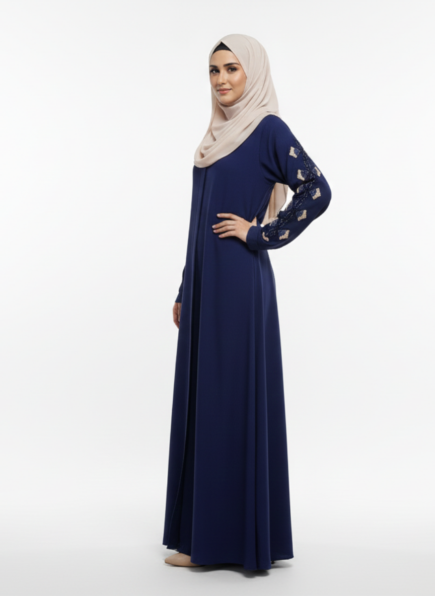 Gown f/o hw slvs (cey)