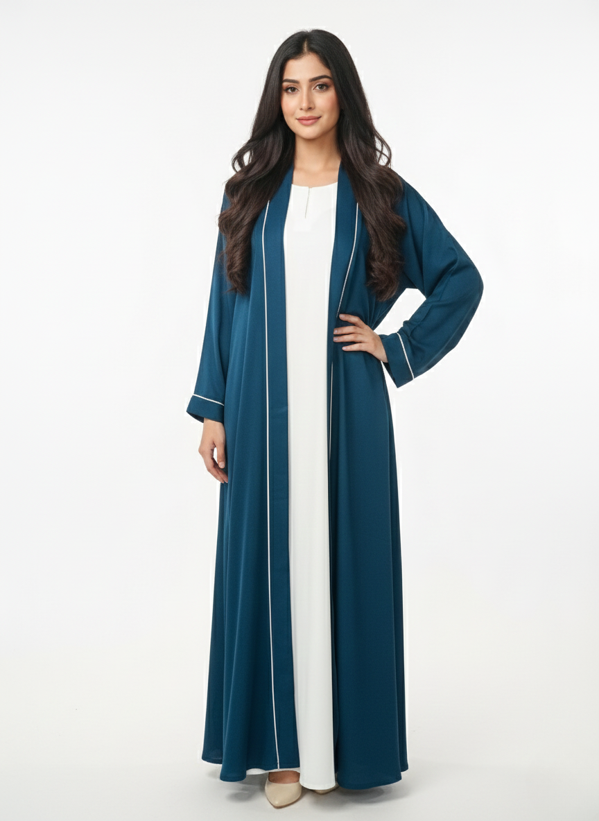 Maxi overgown plain (silk)