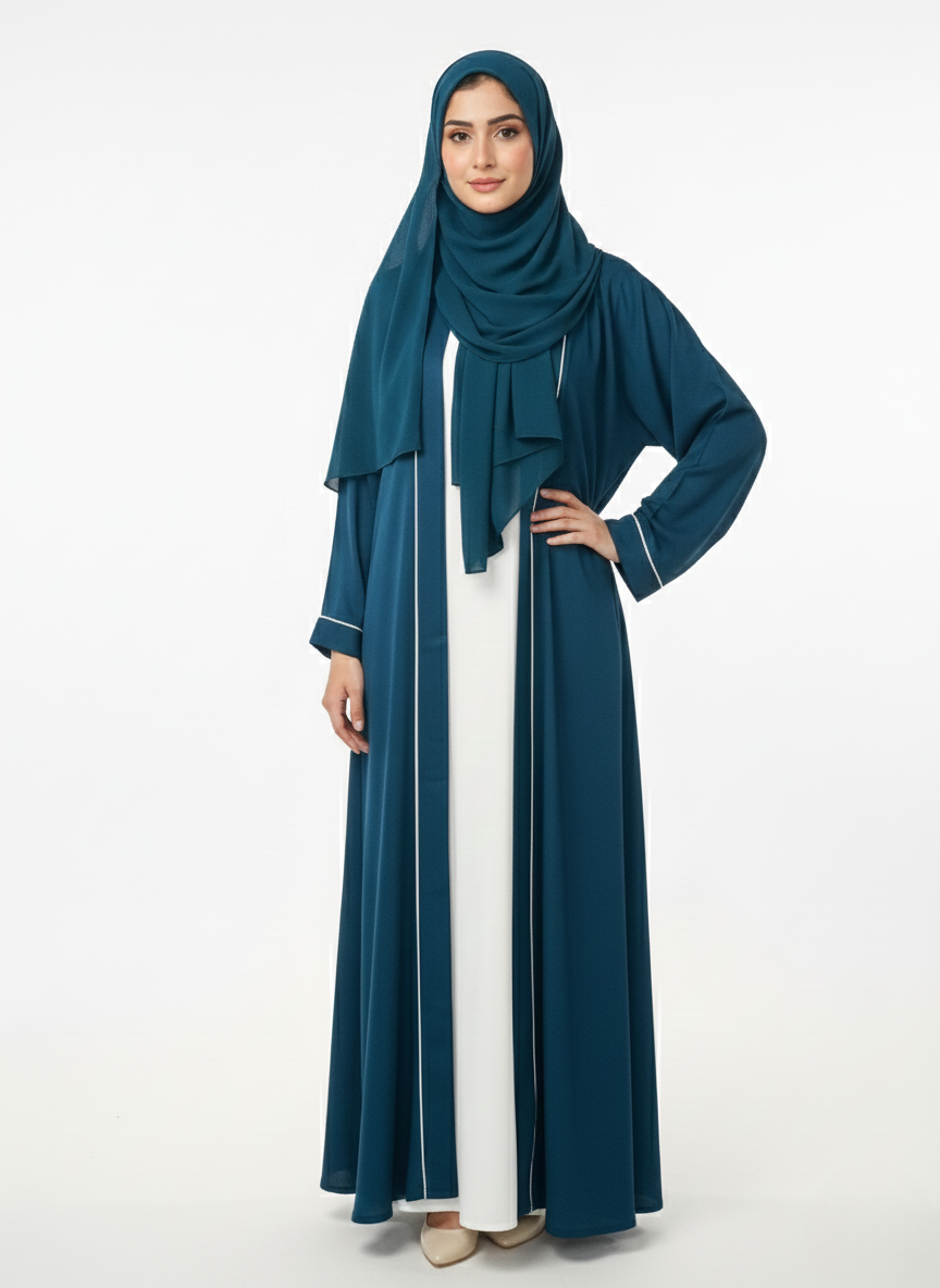 Maxi overgown plain (silk)