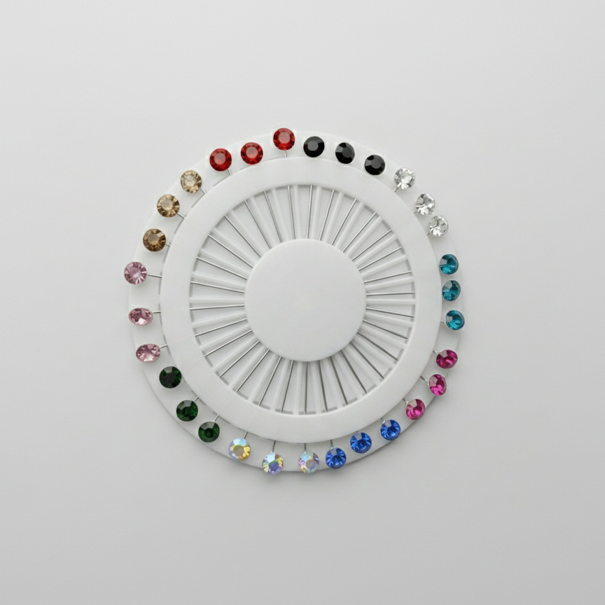 Pin Round Set Bead