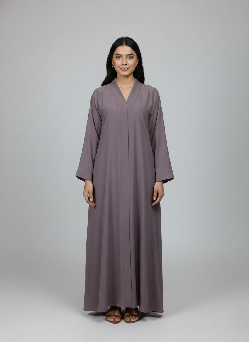 Gown f/o plain w/p (rok) with stole