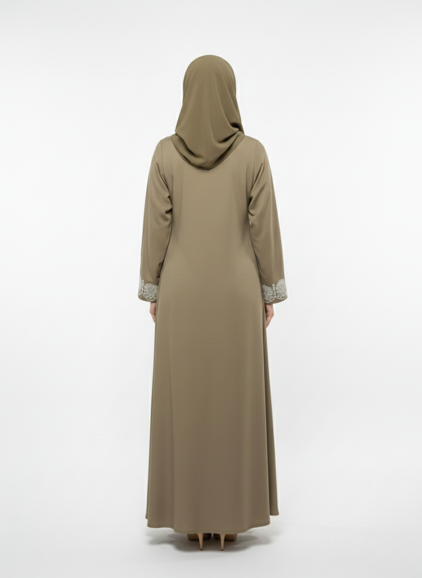Maxi overgown emblines wos (silk)