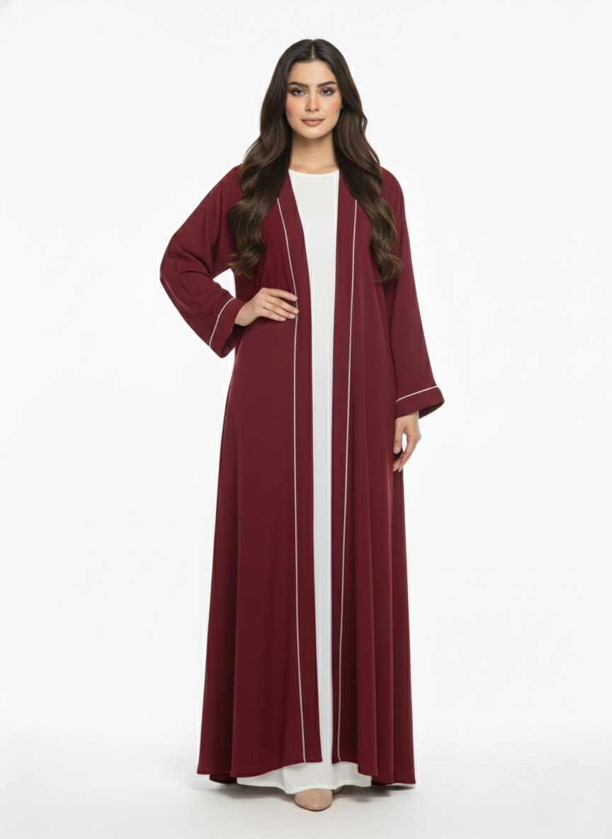 Maxi overgown plain (silk)
